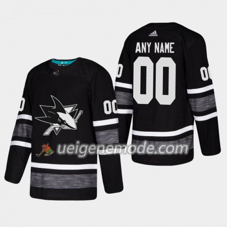 Herren Eishockey San Jose Sharks Trikot Custom 2019 All-Star Adidas Schwarz Authentic